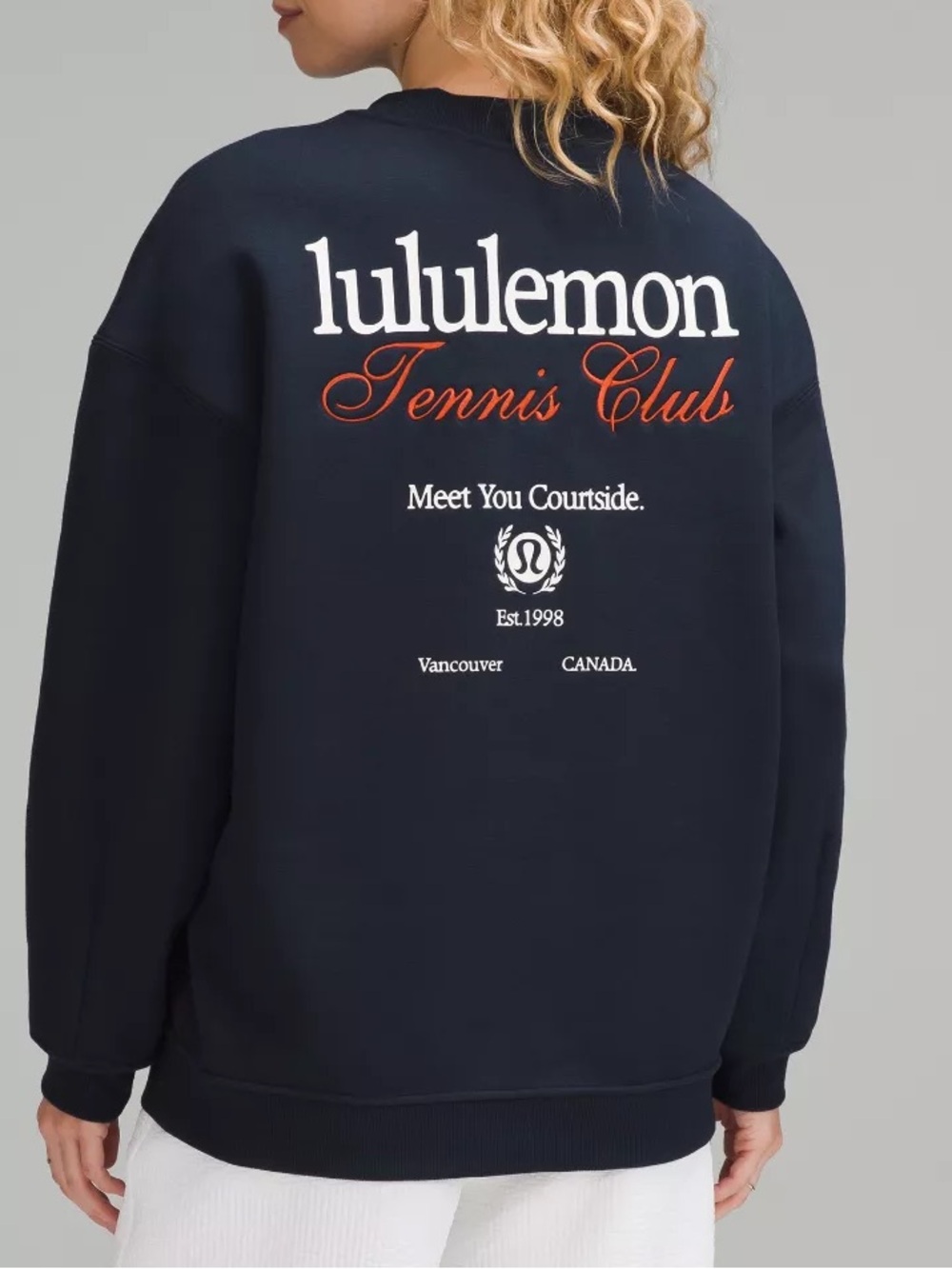 Lululemon Heavyweight Fleece Pullover *Tennis Club